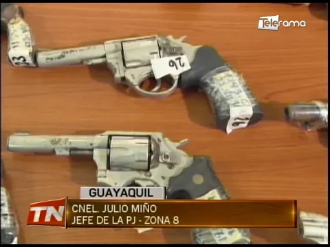 Policía entregó 50 armas de fuego a las FF.AA. para que sean destruidas