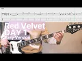 누구나 해볼 수 있는 쉬운 버전!│Red Velvet - DAY 1│Easy Version│BASS TAB│