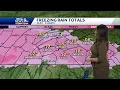 Pennsylvania weather forecast Snow sleet and ice Saturday into Sunday