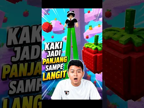 Aku Makan Buah ini kaki jadi panjang sampe langit! 😱 #roblox #shorts