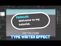 Roblox Scripting How To Make A Typing Effect Click To Interact