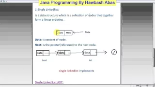 single linkedlist Kurdish Datastructure in Java by Hawbash part4