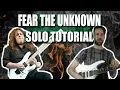 Lagu Michael Romeo - Fear the Unknown | Solo cover and tutorial with TABS on screen