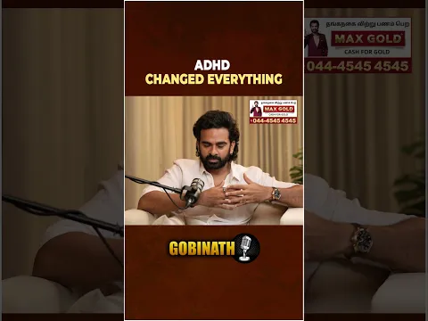 Ashok Selvan on Adult ADHD Diagnosis | Gobinath #shorts