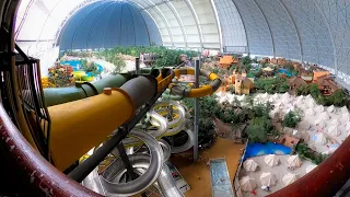Tropical Islands Double Racer right Matslide Waterslide