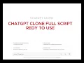 ChatGPT Clone Project in HTML CSS JavaScript