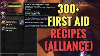 Netherweave Bandage Recipe 300 First Aid Trainer ALLIANCE WoW TBC