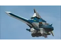 Swordfish Zord and Swordfish Fencer Megazord Debut Fight Samurai Power Rangers