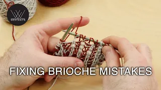 Fixing Brioche Mistakes - Knitting Tutorial