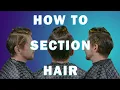 Sectioning Hair Making every cut Easy Tutorial