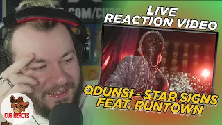 odunsi star signs feat runtown live uk reaction u0026 analysis video