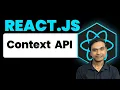 React Context API useContext Hook Tutorial in Hindi React JS 19 Course