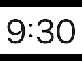 9 Minute 30 Second Timer