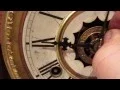 Antique Waterbury 8 Day Shelf Clock With Alarm