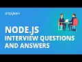 Node js Interview Questions And Answers Node js Interview Questions Node js Training Simplilearn