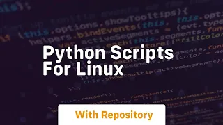 python scripts for linux