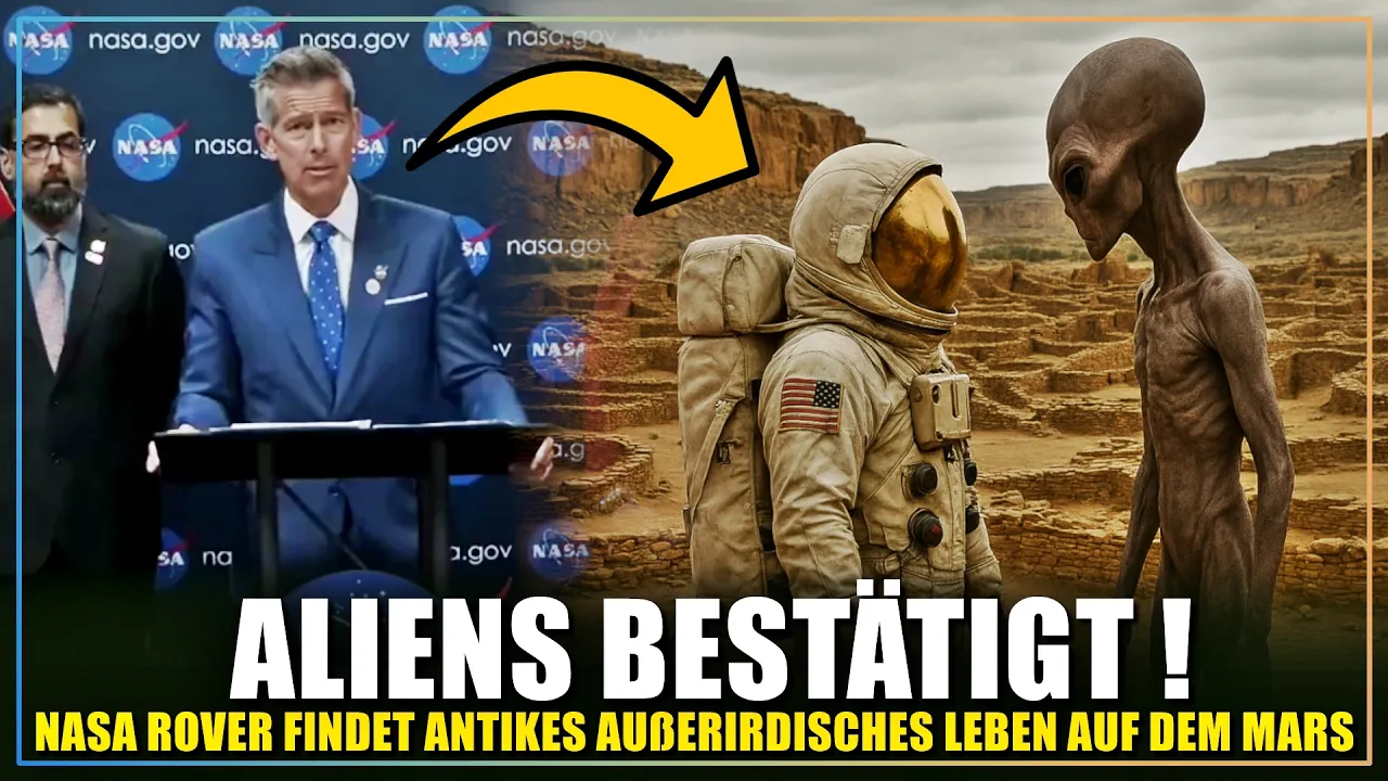 "Sind nicht euer Feind!" - NASA bestätigt außerirdisches Leben auf dem Mars! (und antike Botschaft?)