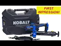 KOBALT 24V Grease Gun Unboxing First Use 10 000 PSI Power Test LCD Features Demo