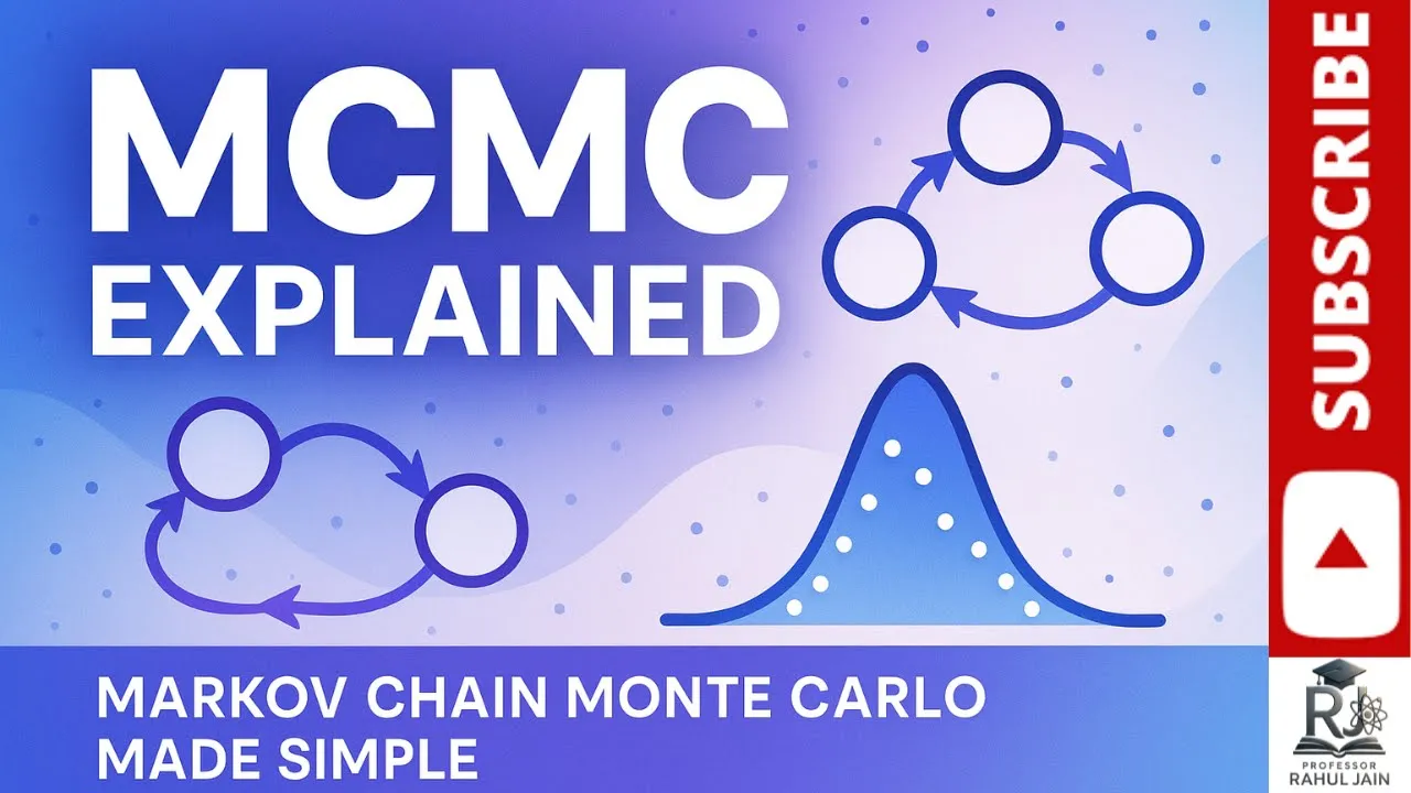 Markov Chain Monte Carlo (MCMC) Explained Simply | Algorithms, Examples & Applications