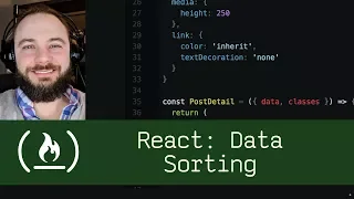 React Data Sorting P5D45 - Live Coding with Jesse
