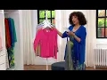 Candace Cameron Bure Soft V-Neck Rib Knit Henley Top on QVC