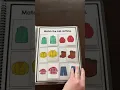 Fall Matching Weekly Workbooks
