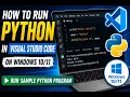 Python on Windows VS Code Setup from Zero to Running Code