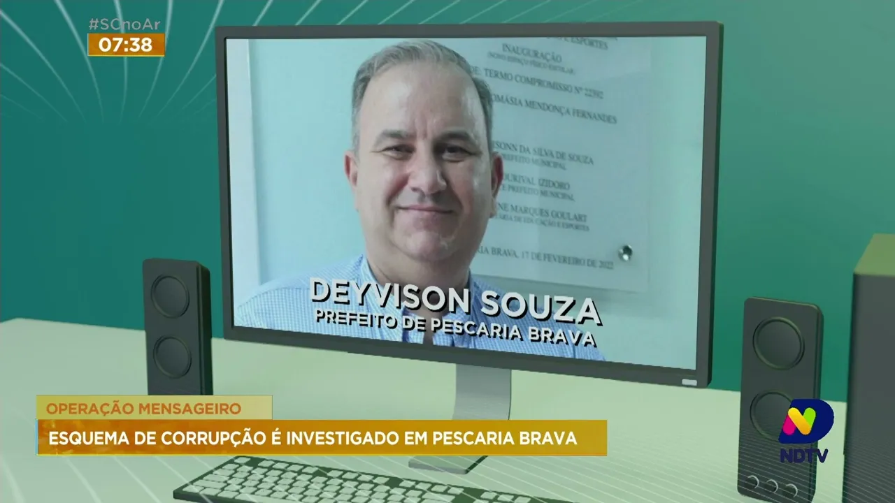 Esquema de corrupção é investigado na cidade de Pescaria Brava durante 'Operação Mensageiro'
