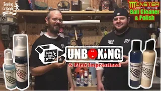 monster bowling ball cleaners u0026 polish unboxing u0026 first impressions 