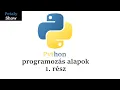 Az alapok Python Programozas 1 resz