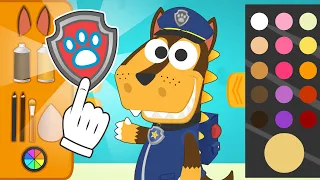 Aprende con Eddie 🐕‍🦺👮‍♀️ Cómo disfrazarte del Perrito Chase de la Patrulla Canina