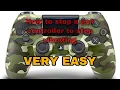 How to stop your ps4 controller to stop vibrating VERY EASY