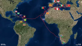 Trip Highlights 26,045 nm | Sailing Sisu Leopard 45 Catamaran Circumnavigating