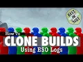 ESO CLONE Builds How To Copy Players Using Logs - BIS DD PvE Analysis