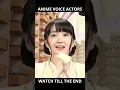 Download Lagu ANIME VOICE ACTORS | #Shorts