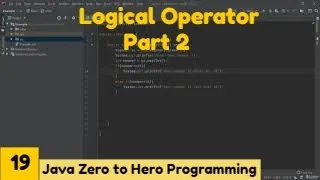 Logical Operators Java 2021Complete Java MasterClass Zero to Hero Programming Udemy Course