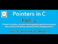 Pointers in C Part-4