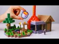 Magnetic Papercraft Minecraft Blacksmith