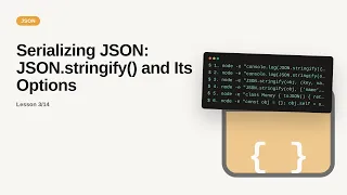 JSON - Web development basic Series Serializing JSON JSON stringify and Its Options