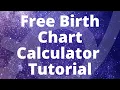 Free Astrology Chart with Mini Astrology Report How to use Astrology calculator on website
