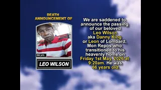 Leo Wilson Short Obituary
