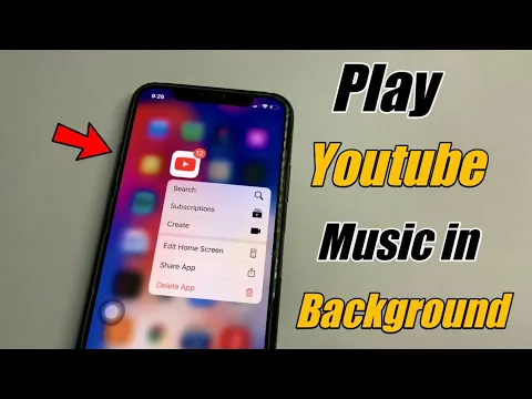 Download MP3 How to play Youtube Music in background in iPhone🔥🔥iOS 14 - 13 (Screen Off + While Using other Apps)