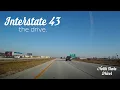 Traveling North on I-43 Through Rural Wisconsin Saukville to Manitowoc - Timelapse Travels