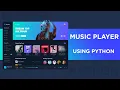 How to create a music player using python Package used tkinter and pygame