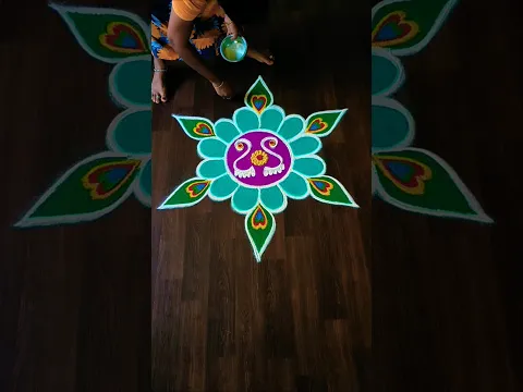 #dailykolam #rangoli #shortvideo #muggulu #easyrangoli #easy #trending @Suryadailyrangolidesigns