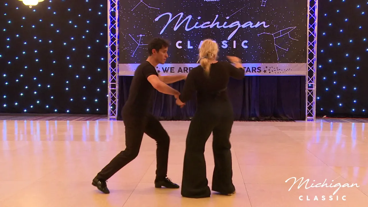 Michigan Classic 2019 Pro Am Novice Routine Donna Arvans with Jesse Lopez