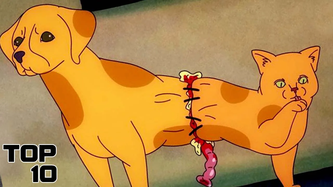 Top 10 Dark Old Cartoons GUARANTEED To Give You Nightmares I Marathon