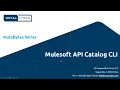 MuleBytes I MuleSoft API Catalog CLI I MuleSoft Demo How to publish and catalog them