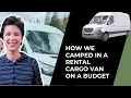 How We Camped In A Rental Cargo Van On A Budget Comfortably With Real Mattress Kitchen Power