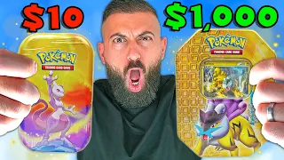 10 Vs 1 000 Pokemon Tin